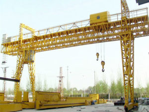 rail mounted gantry crane with truss structure sales