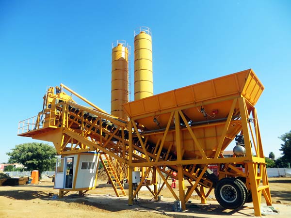 mobile concrete batching plant