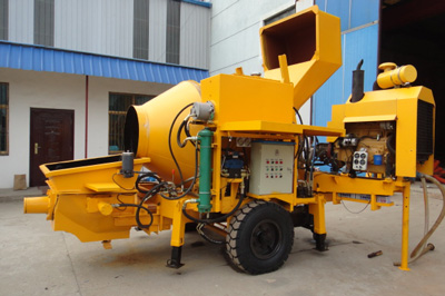 30m3 diesel small concrete mixer pump