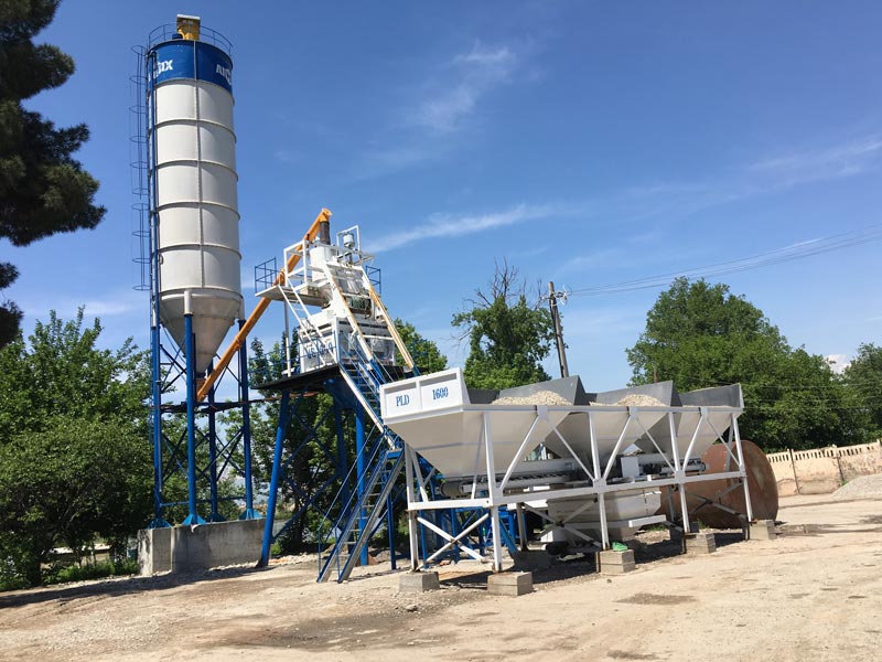 AJ-50 automatic ready mix concrete batching plant