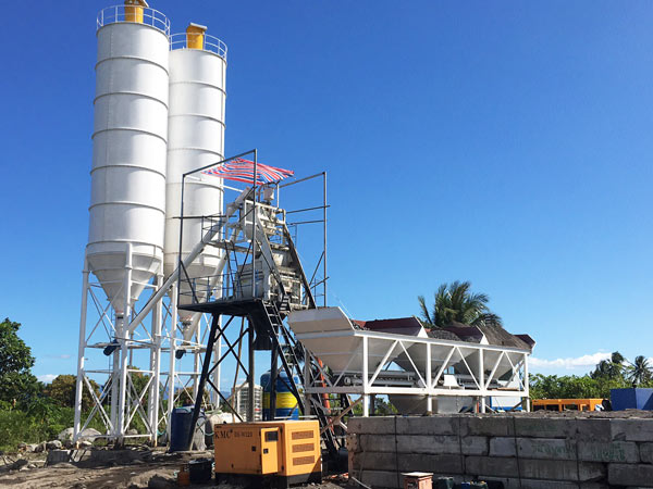 AJ-50 ready mix concrete batch plant