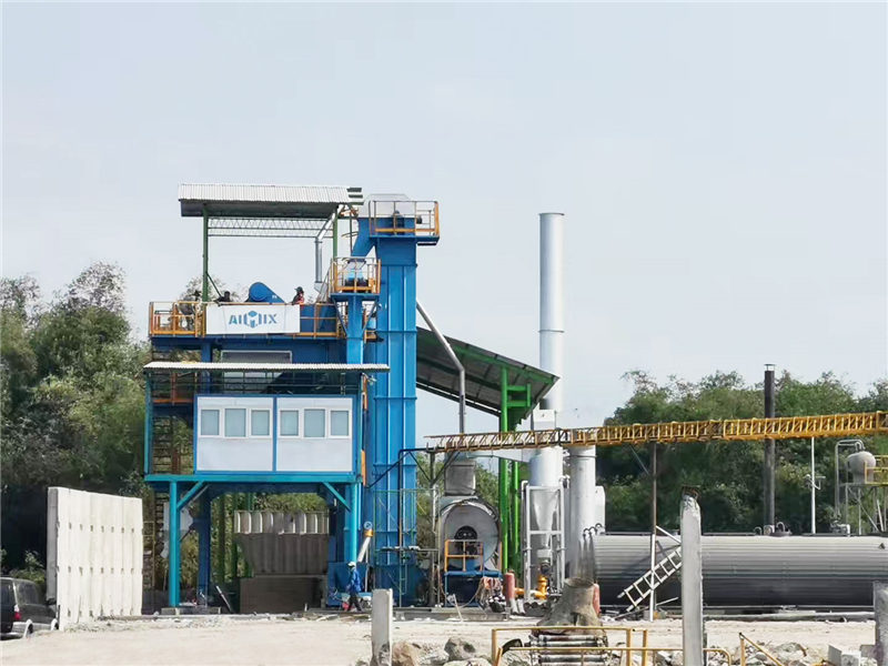 ALQ100 Stationary Asphalt Plant in Surabaya Indonesia