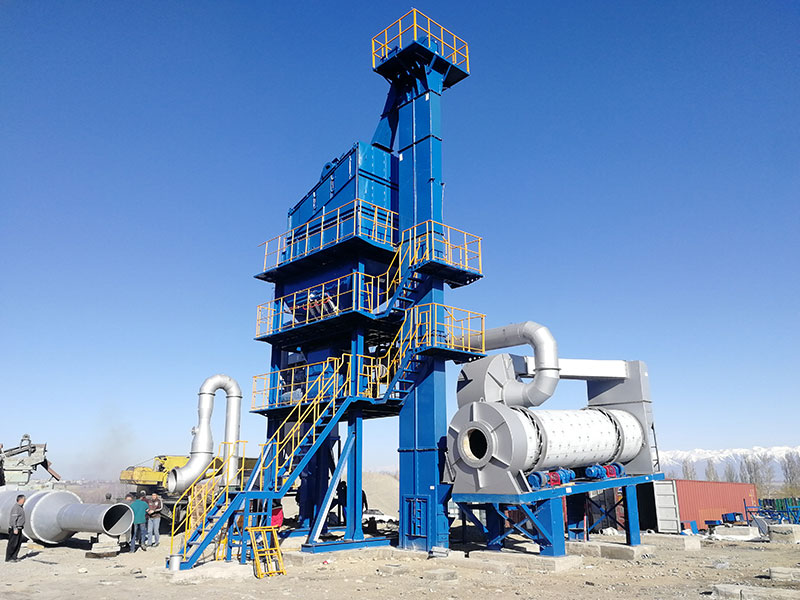 ALQ60 Stationary asphalt plant in Kyrgyzstan