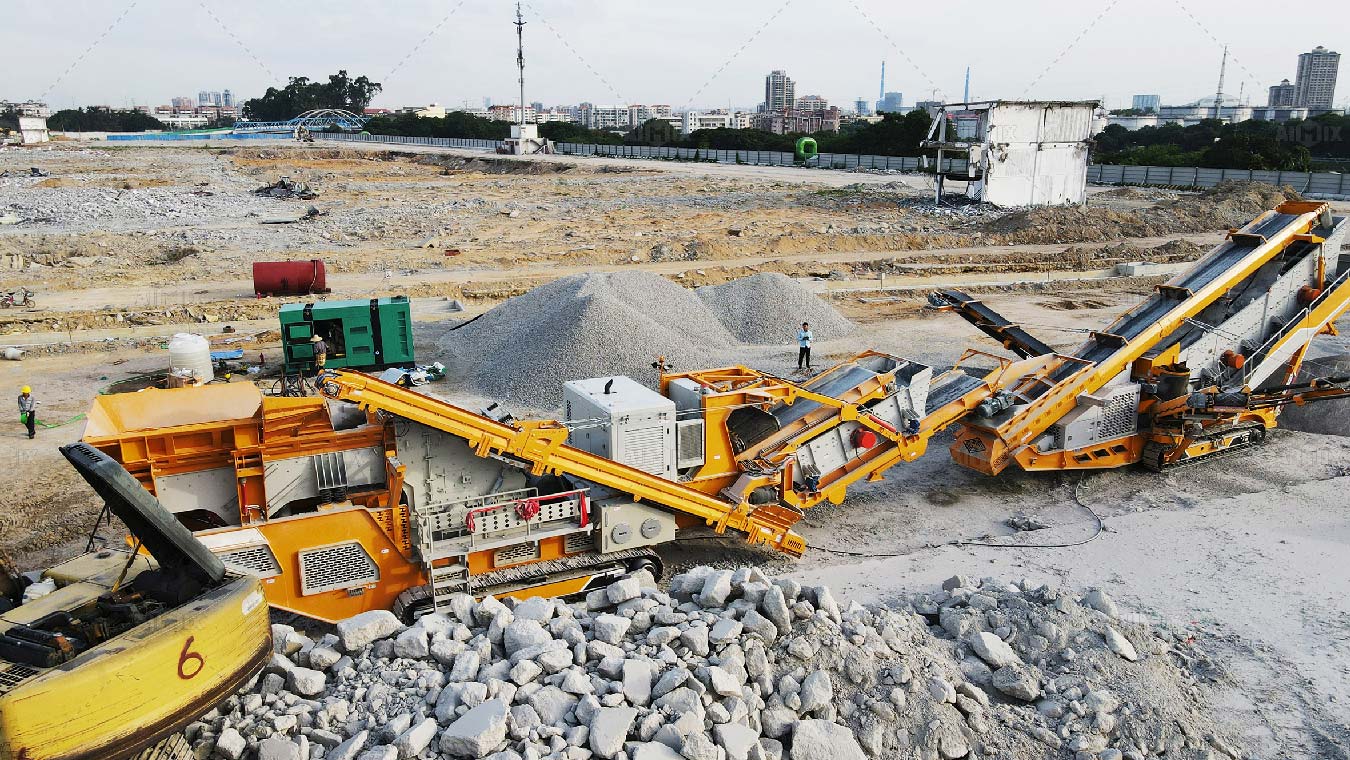 Aggregate Mobile Crusher Plant