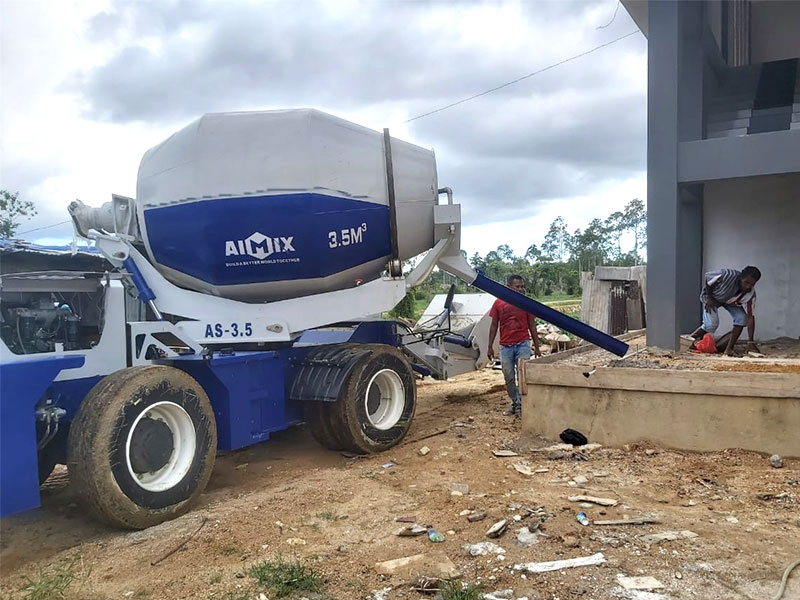 self loading mixer truck Indonesia