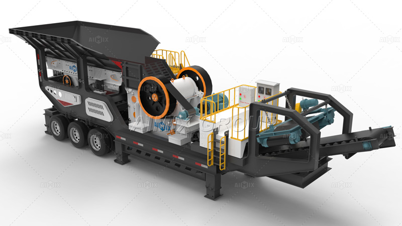 Rubber Tyred Mounted Mobile Stone Crusher
