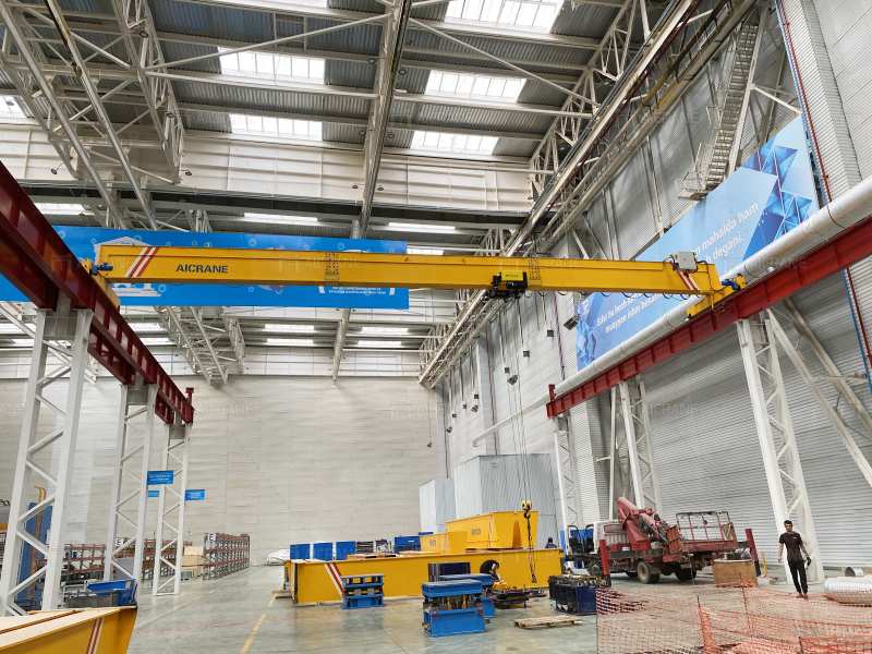 single girder electric overhead travelling crane