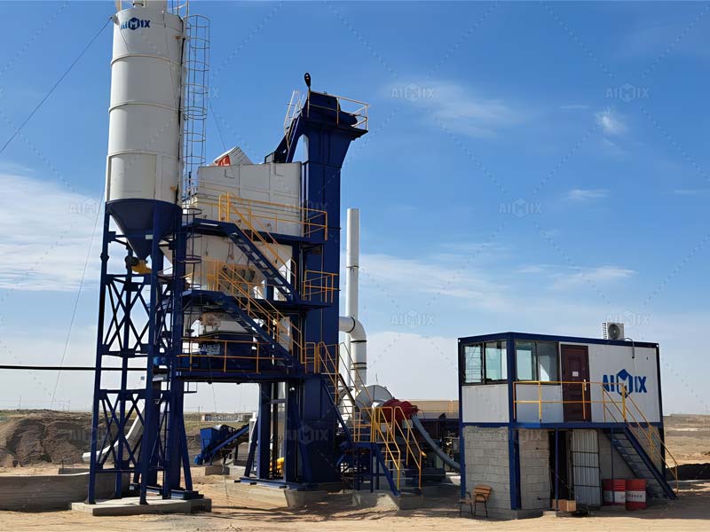 60 ton per hour hot mix asphalt batch plant