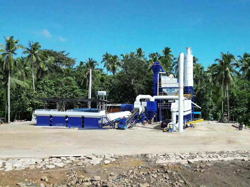 80 ton stationary hot mix plant in the Philippines